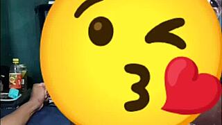 Darkchocolatebarbie delivers intense gagging deepthroat on big black cock