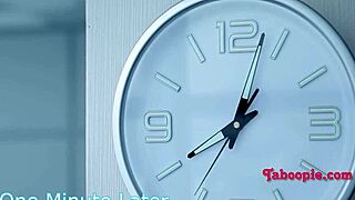 after fixing her shower this petite teen stepsister showed off her skinny body and tight pussy in thanks