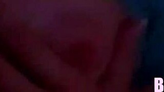 Blonde teen with natural tits fingering her hairy pussy solo in homemade video at night