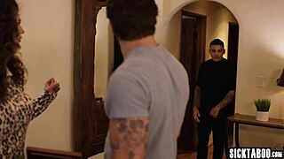 Arabelle Raphael's Blowjob Footjob Leads to Rough Fuck!