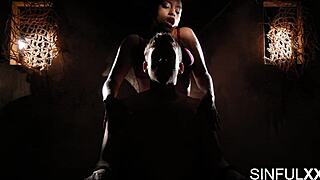 Ebony bound making sweat SinfulXXX