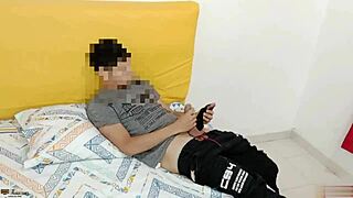 hot stepsister gives amazing blowjob with creampie in spanish full story