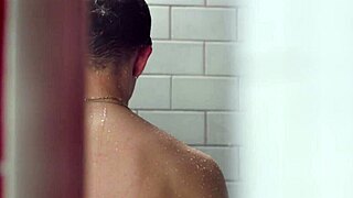 i can't resist seducing this horny stud in the spa shower, lexi luna here getting all naughty