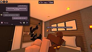 White Girl Cheats With BBC In Roblox Condo For Rough Hardcore Sex!