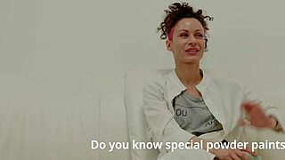 I just had this uncensored interview with sexy brunette Stacy Bloom, talking about her curly hair and natural tits