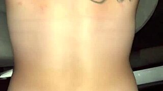 Real redhead hooker agrees to bareback sex in a car. She lets the customer cum inside her pussy during the encounter.