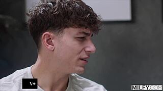 i can't resist seducing this horny stud in the spa shower, lexi luna here getting all naughty