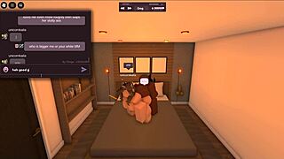 White Girl Cheats With BBC In Roblox Condo For Rough Hardcore Sex!