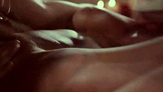 This massage feels amazing says the milf as the Asian licks her shaved pussy