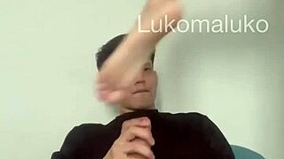 Petite blonde rides huge black cock in her ass leading to gaping anal creampie finish