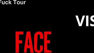 latina redhead shares an intense moment with a dramatic facial conclusion in this amateur clip