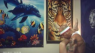 what's it like behind the scenes with asian babe facing italian pound machine pornstar in intergender match?