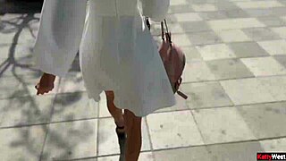 Feeling Thrilled as Brunette Cutie Agrees to Public Cumwalk with Cumshot Facial in Outdoor POV Sex for New iPhone