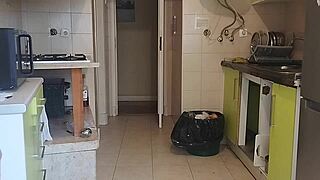 guy with monster cock milks in girlfriend's bed after travel 😏