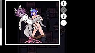 Doki Doki Tri-Line Quest unleashes futanari hentai sex scenes on beach with enema squirting lesbian action ver 1 72 93 part 1 2