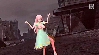 Megurine Luka faces cybernetic challenges in Project Diva mod adventure