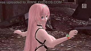 Megurine Luka faces cybernetic challenges in Project Diva mod adventure