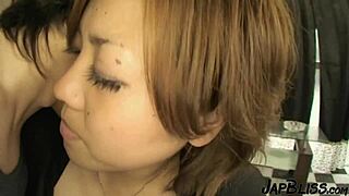 Japanese Step Daughter Demands Intense Creampie Action with Cum Splashed on Her Big Hairy Tits