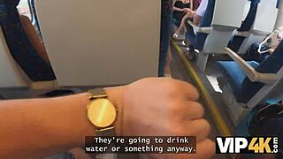 why did romantic trip turn into hardcore cheating with blonde girlfriend in public wc?