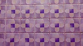 I caught this mature Latina in a public bathroom flashing her big ass and natural tits while she rides in cowgirl style like a chubby exhibitionist maid.