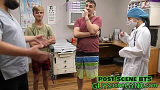 Canadian Blonde With Short Hair Spreads Hairy Ass In Latex Gloves For Tickling Fetish