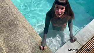 Master covers me in golden rain, fucks my ass hard, and cums on my face.