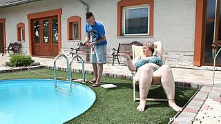 I Told You To Clean The Fucking Pool With Bbw Face Sitting And Femdom Action
