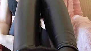 Me In Latex Dominates Small Cock Worship