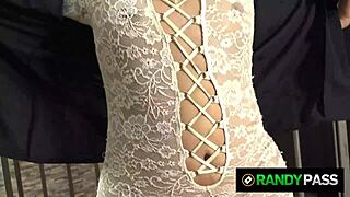 Wow, Transsexual Prison Guard Patricia Arruda Shows Off Her Bubble Butt in Uniform and Jerks Her Cock Hard!