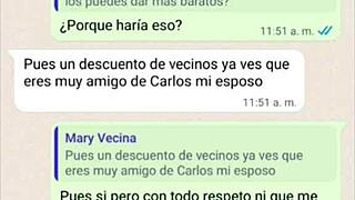 doña mary got so horny bent over in doggystyle and i fucked her while her husband is away