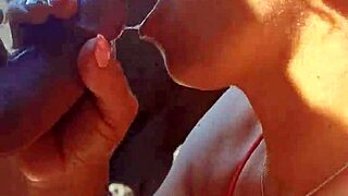 Hey Teresa Jones, ready to start your porn video journey with this outdoor milf blowjob?