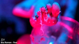 sexy feet crushing cup noodles with redhead femdom domination and toe licking fetish 😈