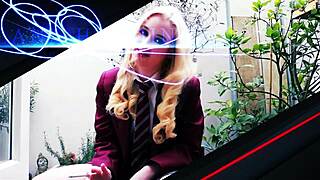 British teen 18+ tries oiled ass play and gives a footwank in this amateur video