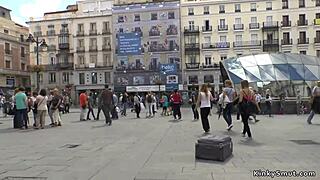 Petite Spanish Slut Public D With Bdsm Bondage Humiliation And Outdoor Group Fucking.