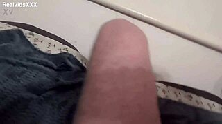 I CAME HARD in my WIFE'S MOUTH and she SMEARED CUM on her SKINNY CHEST!