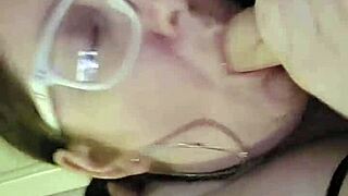 Amateur Milf Wife Deepthroats and Milks Huge Cock. She Gets Massive Triple Cumshot with Facial and Cum in Mouth!