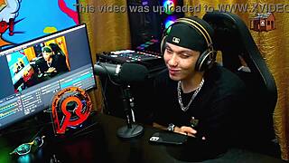 ruan asks for kiss from bruna lambertini she sits naked on his lap dick rises