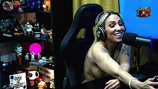 ruan asks for kiss from bruna lambertini she sits naked on his lap dick rises