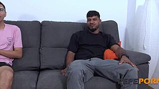 one cougar two inexperienced latin rookies euforia wants to teach how to fuck