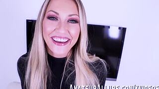Why Does Hot Blonde Adira Allure Crave That Massive Cock Pounding?
