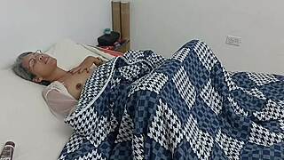 Stepsisters Start Sexual Relationship Through Bedroom Masturbation And Fingering