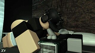 Roblox girl couldnt sleep so she sucked and played with bfs cock in bedroom while he was asleep