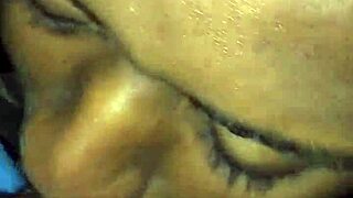 sucking that big black cock until cumshot covers this slut.