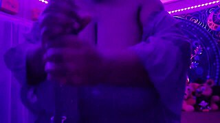 I uh felt so worshipped in that purple outfit, ya know it was beautiful on my plump figure