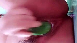 I can't believe how intense this creampie feels after my solo masturbation session builds up. It hits just right every time.