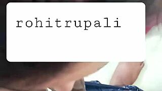 rohitrupali feels intense passion sucking her black lover's cock while husband watches