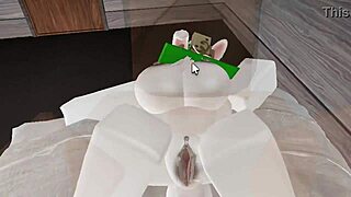 specific roblox whore in cowgirl and missionary positions riding until creampie fucking from noob
