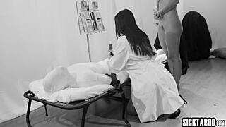 hey latina babe, ever tried that weird experiment with a busty milf and big cock? it got intense with blowjobs and sucking.