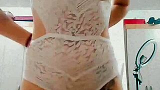 Young Teen Feels the Rush While Dancing and Masturbating Solo in Public Outdoor Spot