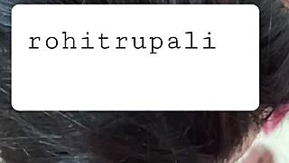 rohitrupali feels intense passion sucking her black lover's cock while husband watches